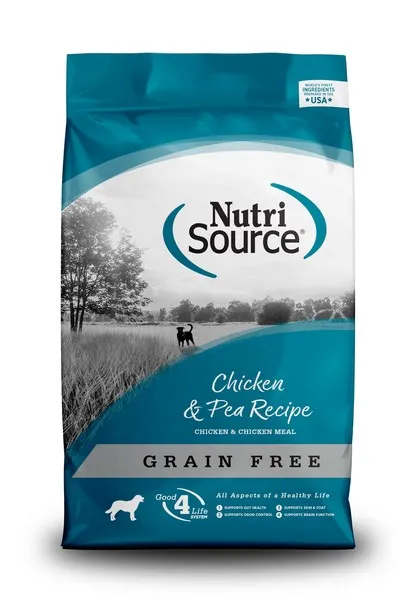 5 Lb Nutrisource Grain Free Chicken & Pea Dog Food - Healing/First Aid